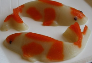 Koi food pudding 